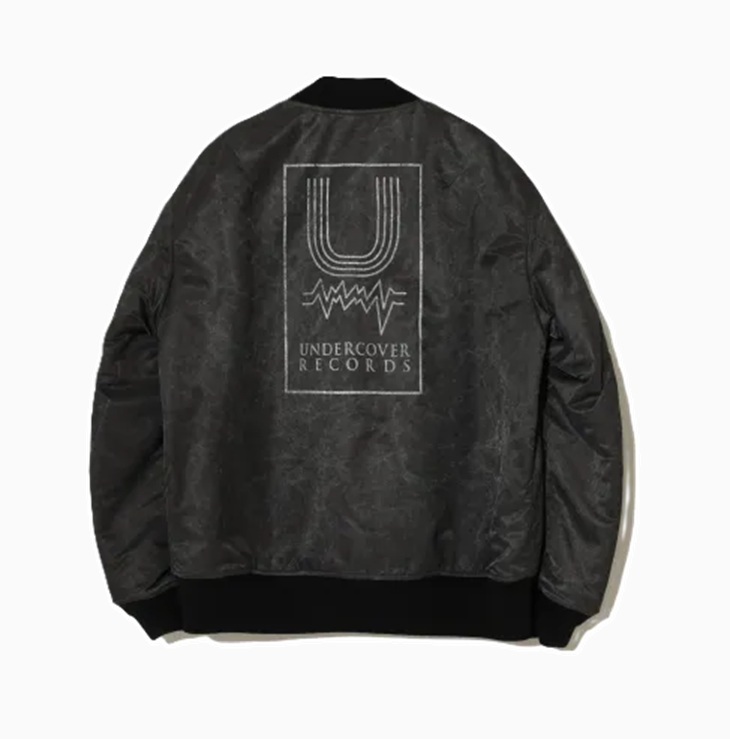 10/27 UPDATED: UNDERCOVER RECORDS NYLON MA-1 JACKET (UC2D9209) - BLACK PRE ORDER ITEM (預訂中)