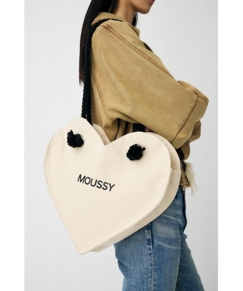MOUSSY / SOUVENIR HEART SHOPPER BAG
