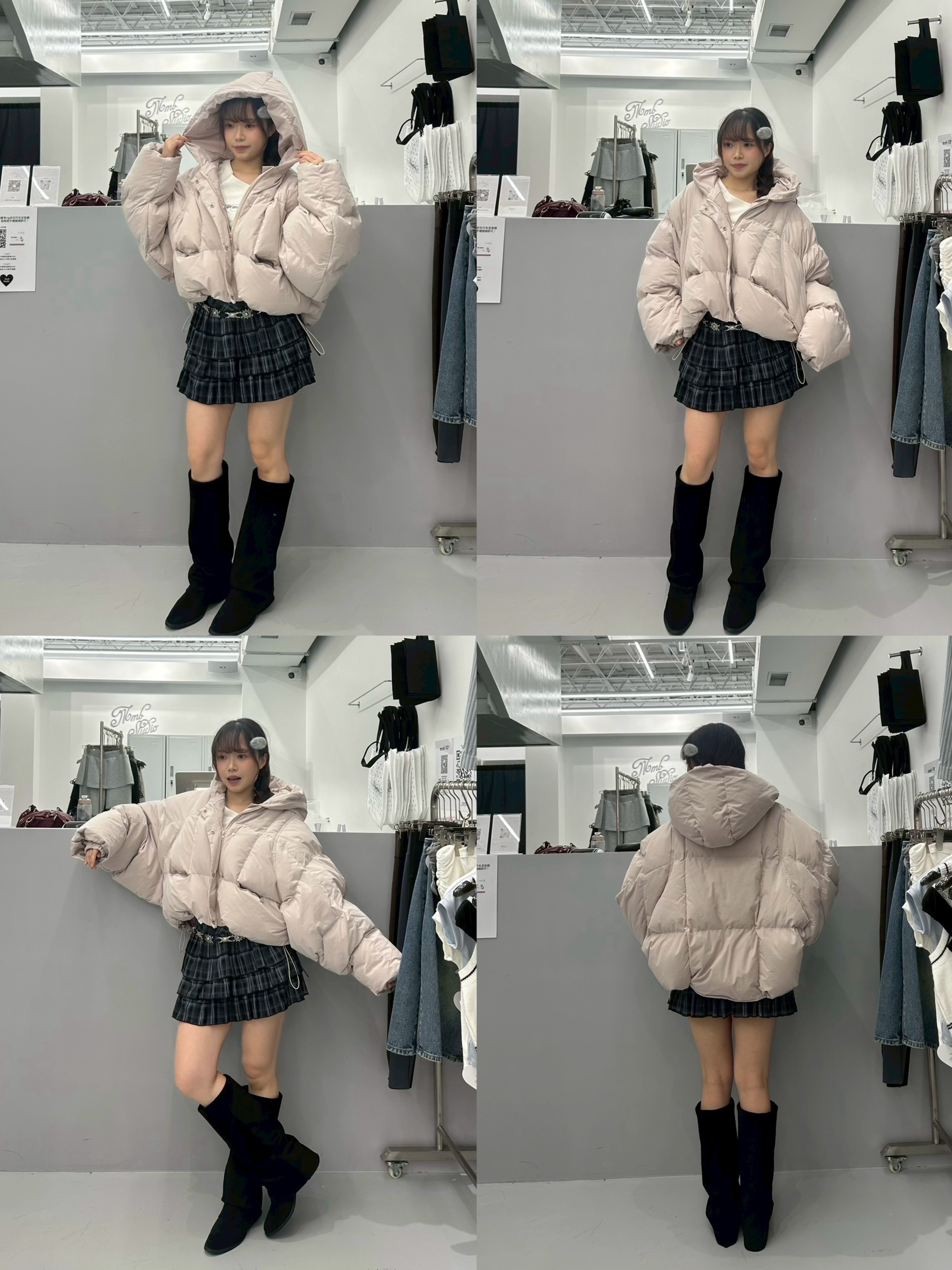 mmb軟萌手袖澎澎麵包外套