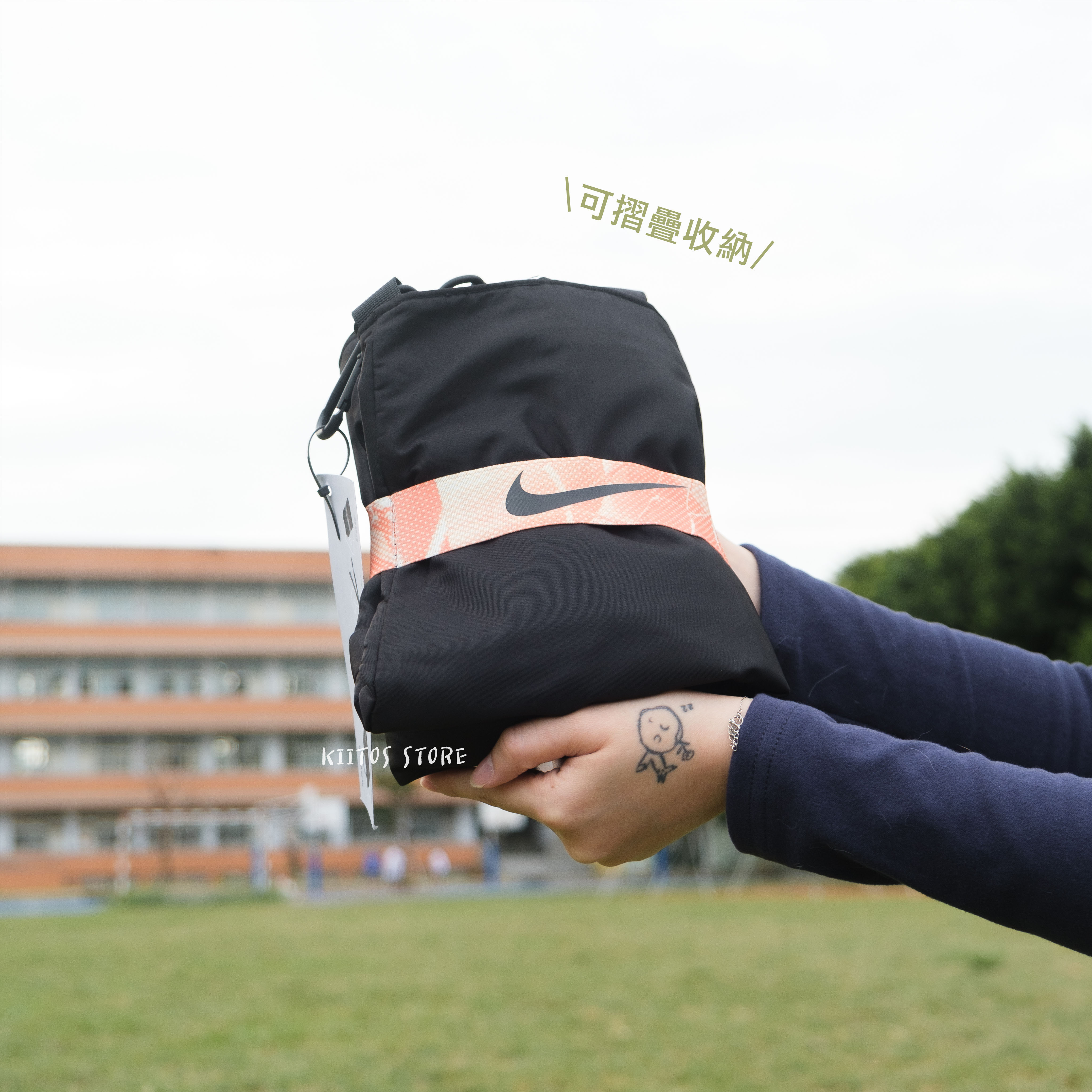 NIKE 多功能 防水 托特包 側背包 黑色  海外限定 BG033-010A