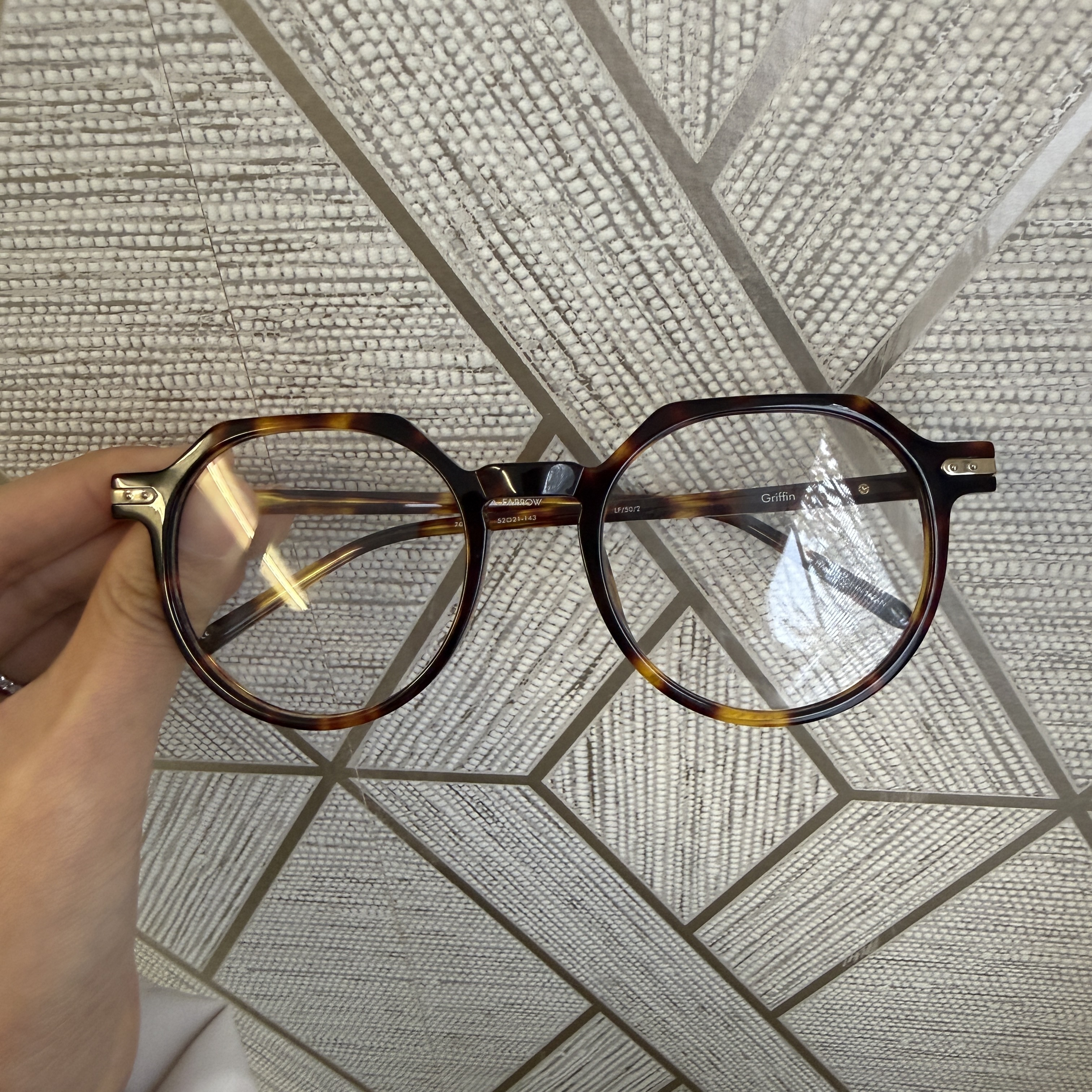 Linda farrow griffin glasses tortoise