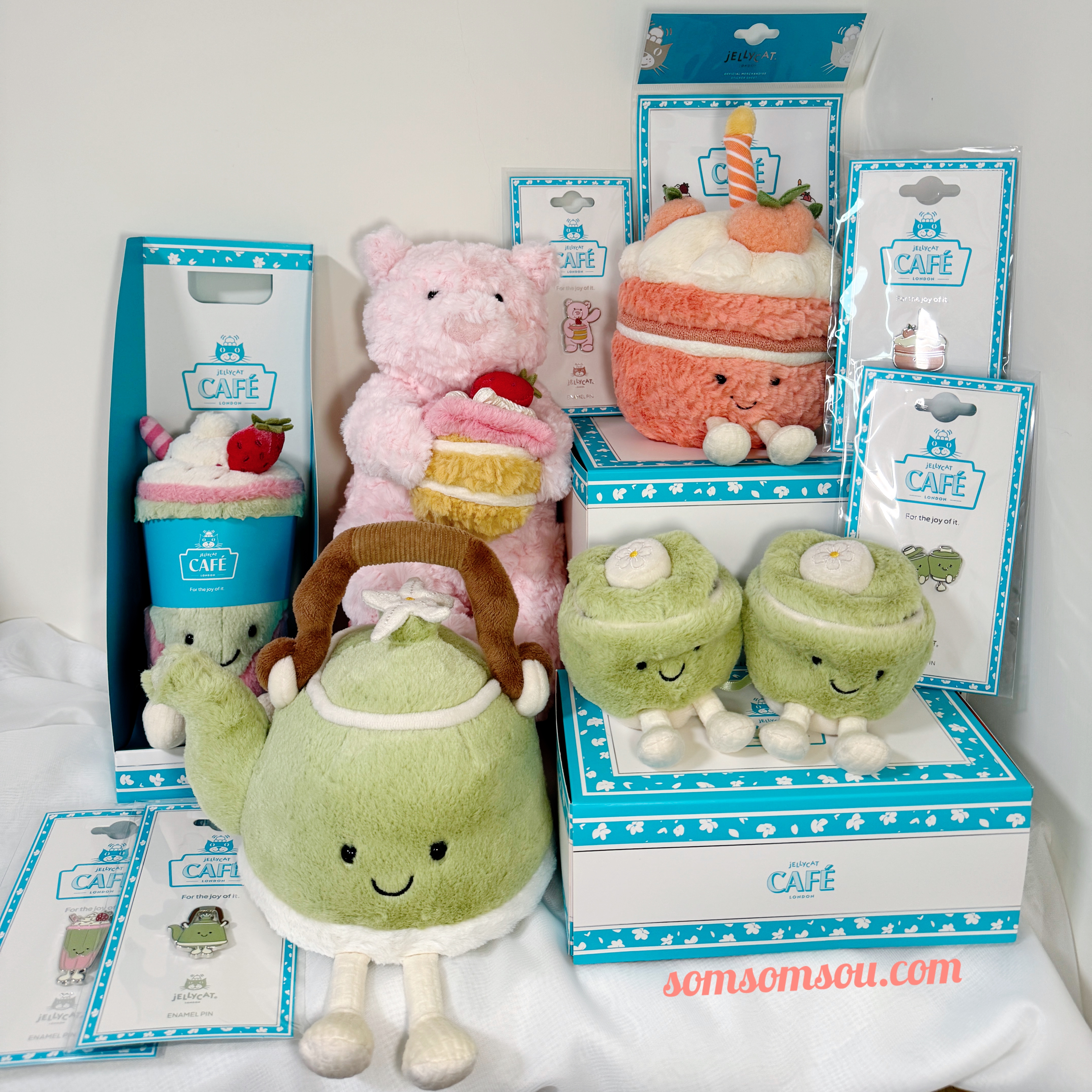 正品現貨｜JELLYCAT 2025 上海Jellycat 咖啡店限定商品- 全套