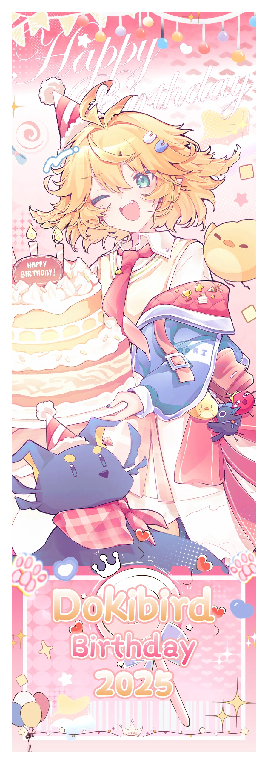 「ACG.GO」「預購」DokiBird 2025 生日演唱會 - 全息票根紀念卡