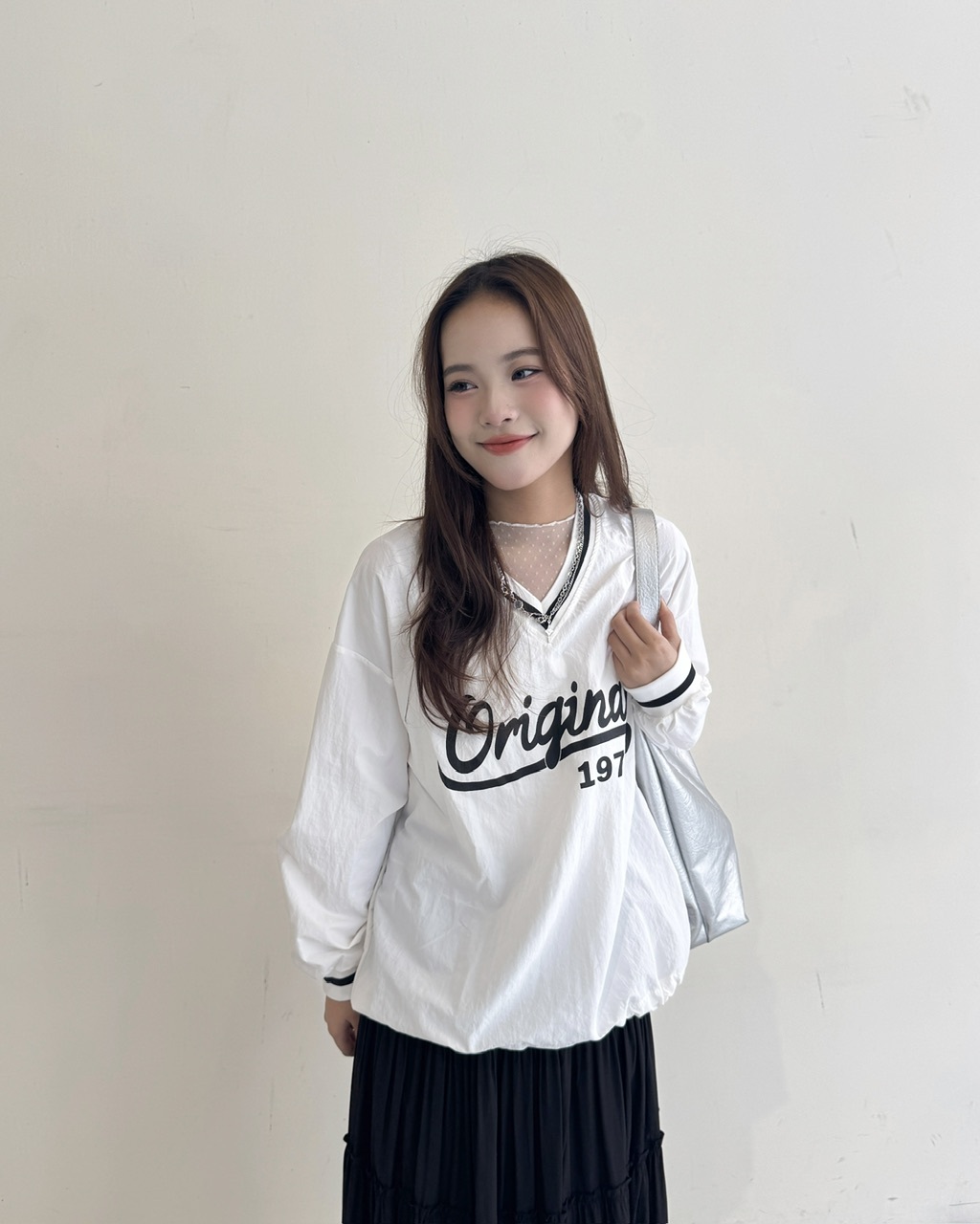 美式甜美運動風衣上衣—8999