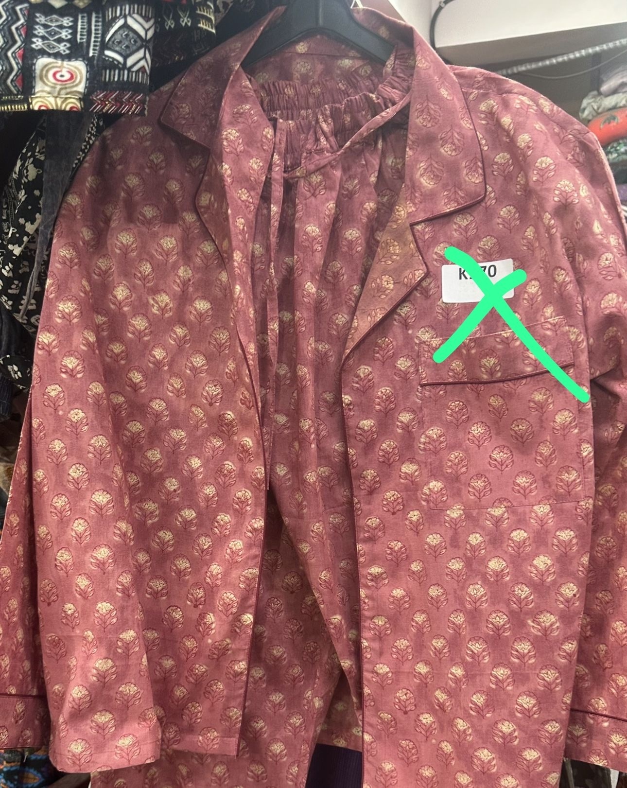 *[訂貨]印度直送大約3-5星期* Pajamas   K117 (1027live)