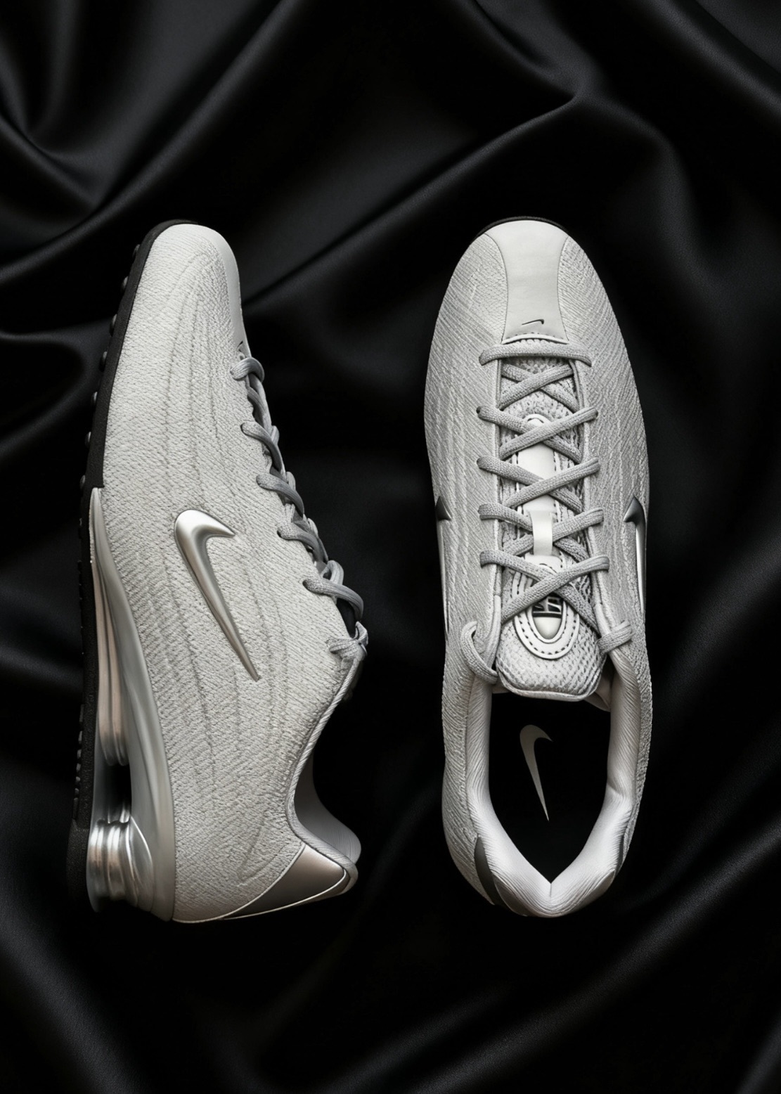 Nike SHOX Z 科技 未來金屬感 銀灰 女鞋 Y2K 復古 HQ7540-001