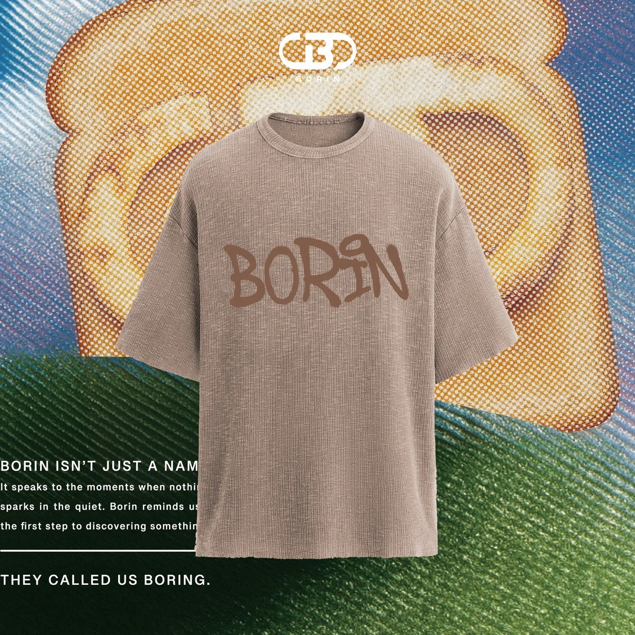 BORIN “Taste of Boredom” Tee / Toast 荷包蛋短袖