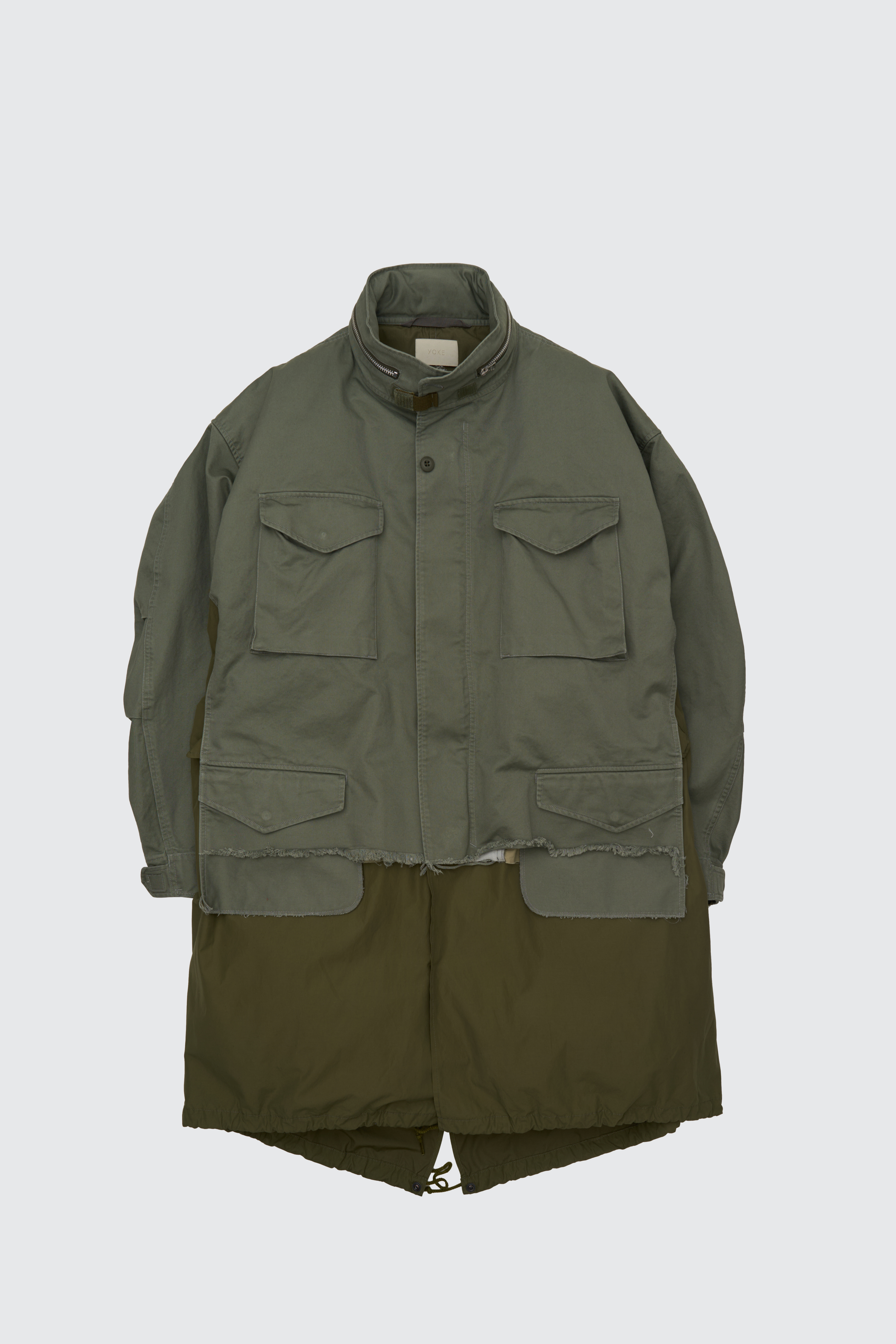 YOKE CONNECTED MILITARY COAT