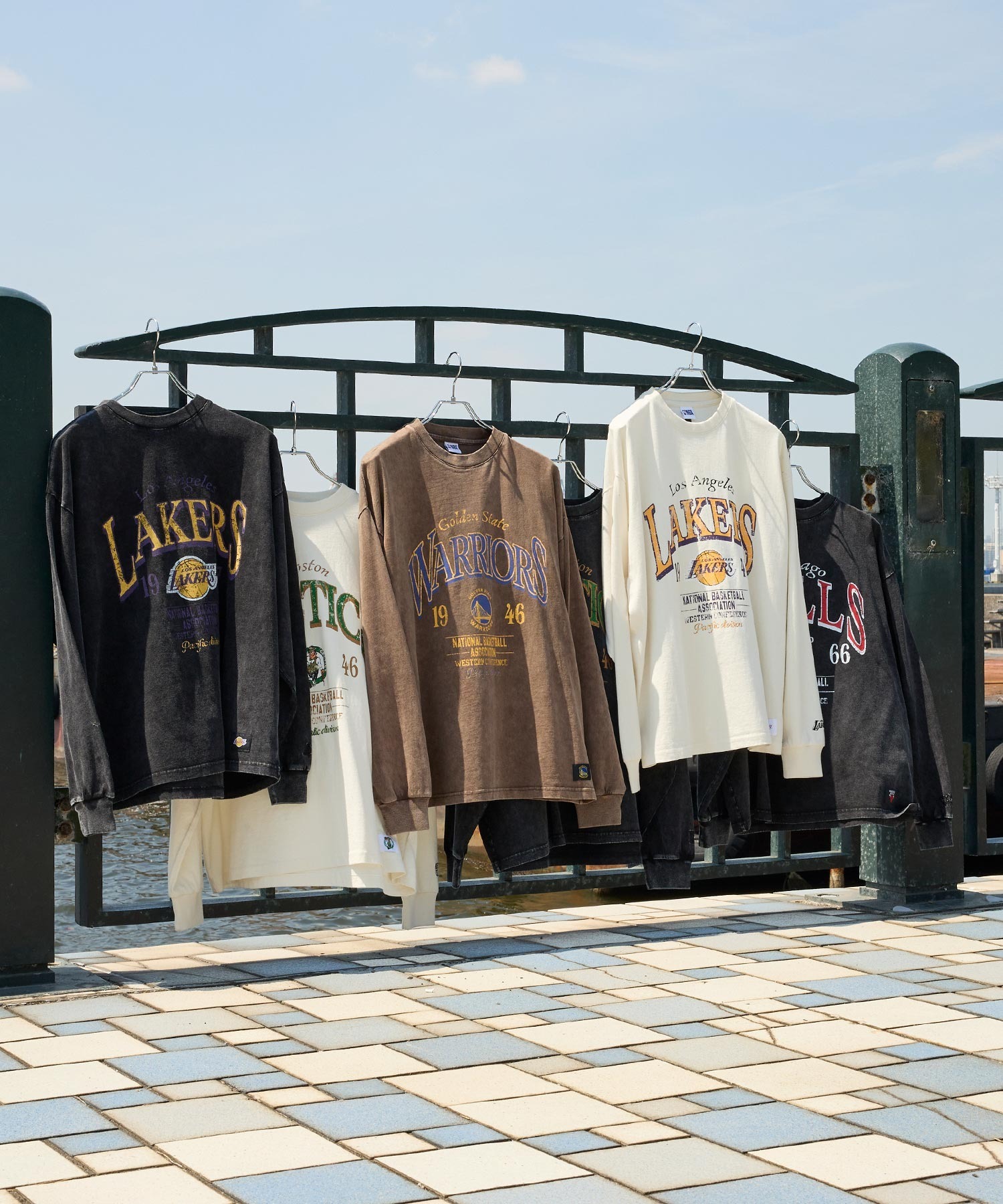 <日本限定🇯🇵>NBA 美式 水洗 印花 寬鬆 長袖 薄長T 六款