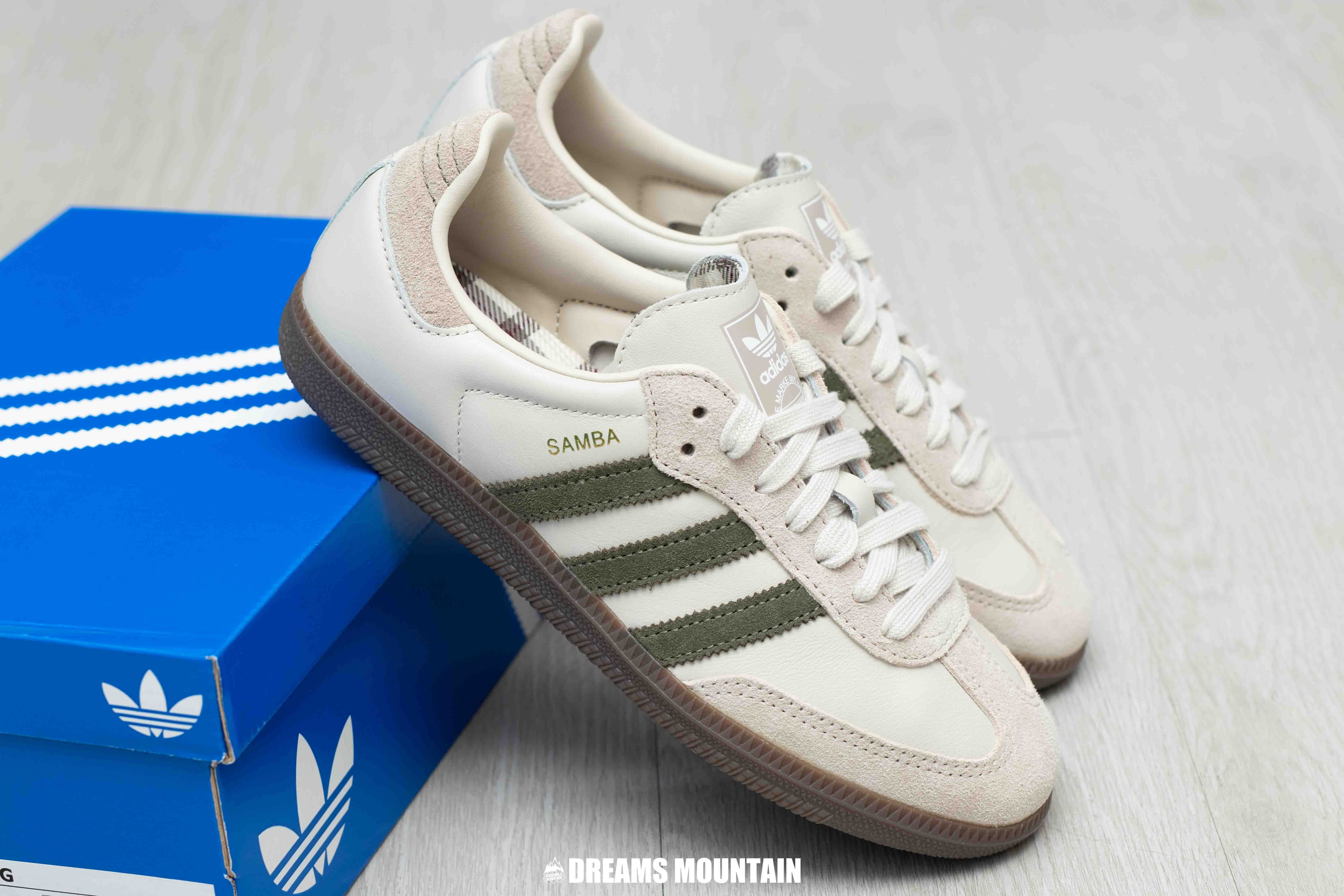 【預訂】ADIDAS SAMBA OG 奶灰抹茶綠-UNISEX