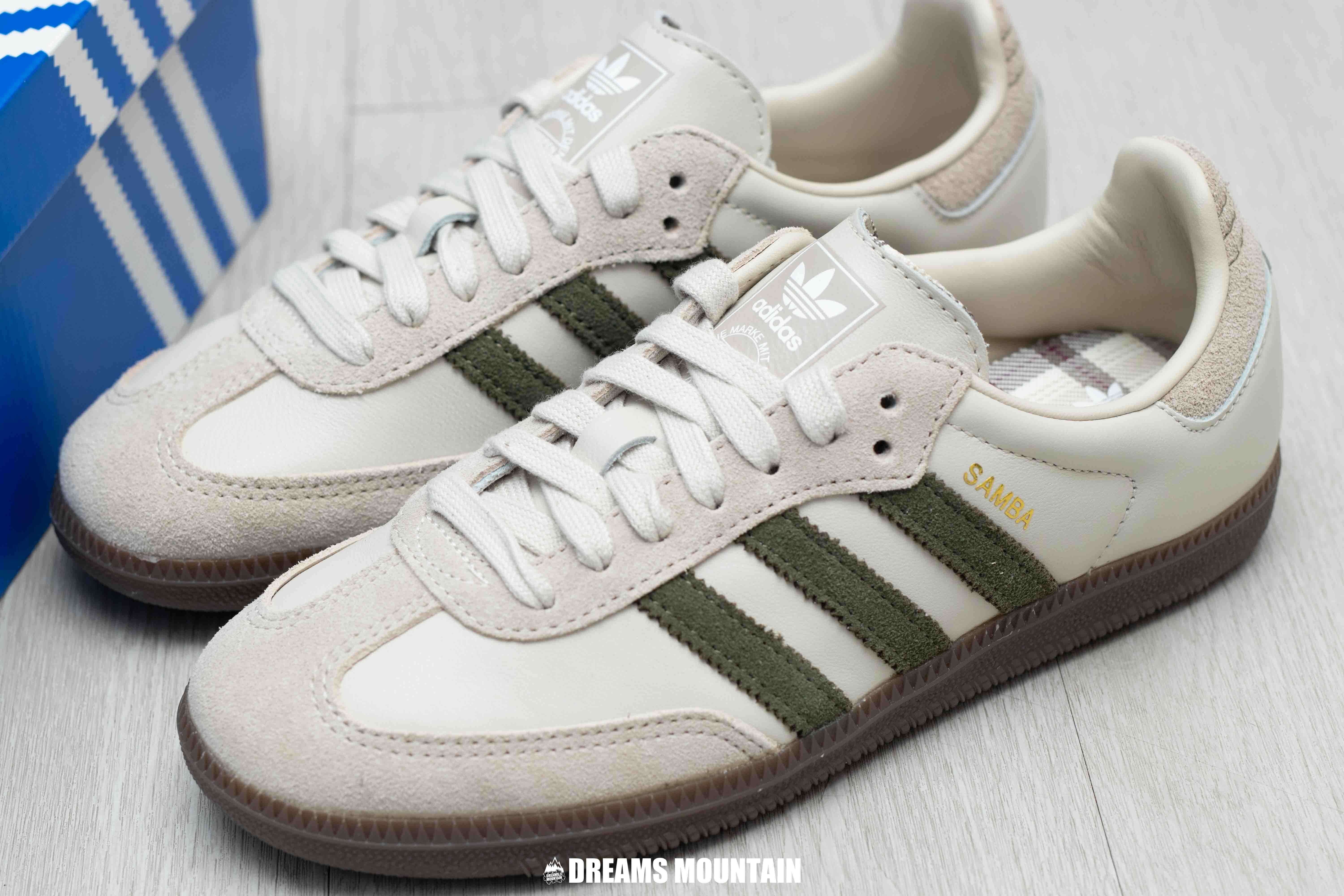 【預訂】ADIDAS SAMBA OG 奶灰抹茶綠-UNISEX