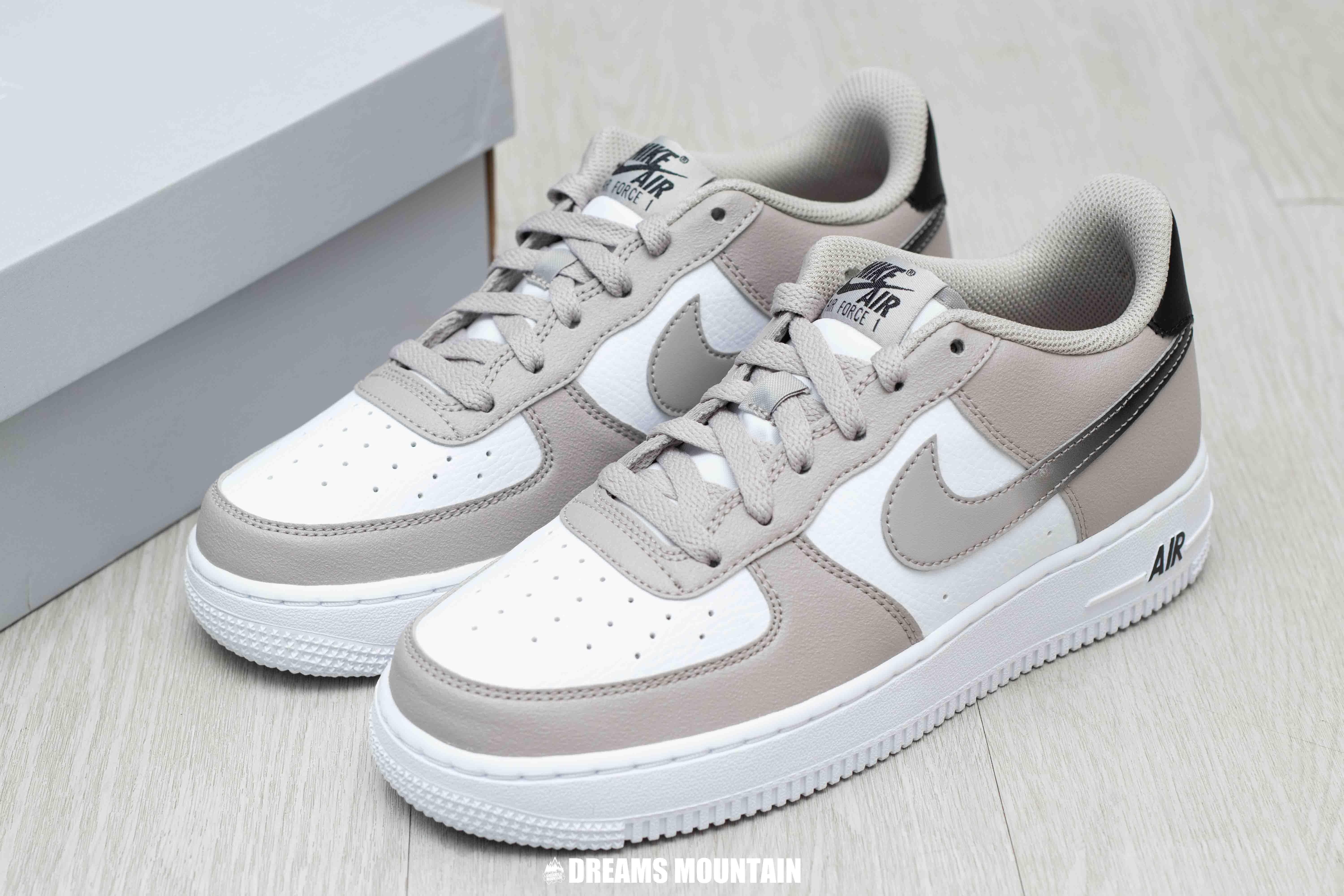【預訂】NIKE AIR FORCE 1 泥啡灰漸變 -GS