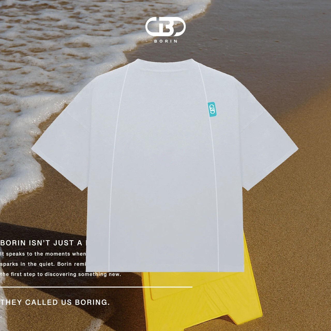 BORIN “The Starting Point” Logo Tee / Boxy Logo 短袖 (黑/白)