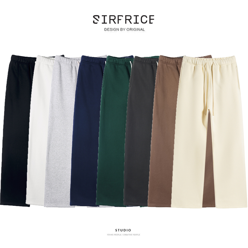 素面休閒棉褲 加絨 保暖 套裝