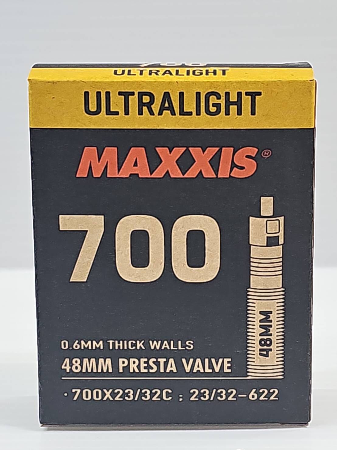 MAXXIS ULTRALIGHT 48mm 輕量化內胎 75g 輕量內胎 公路車法式氣嘴內胎 氣嘴長度:48mm