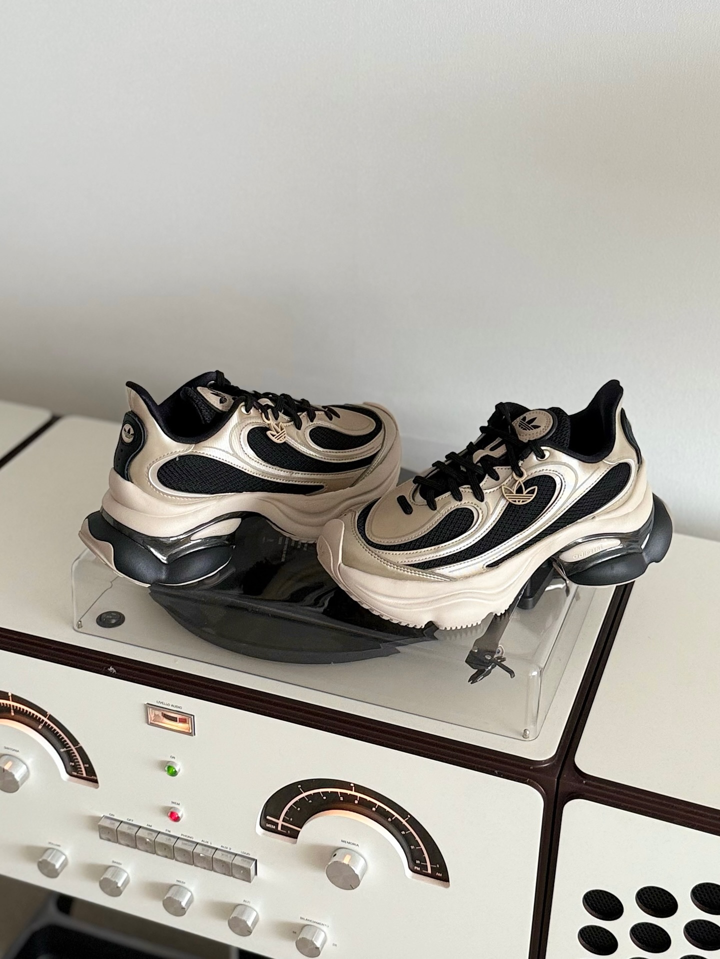 Adidas Originals Ozvenuz 黑色 玫瑰金 香檳金 未來感 增高 厚底鞋 KI0583