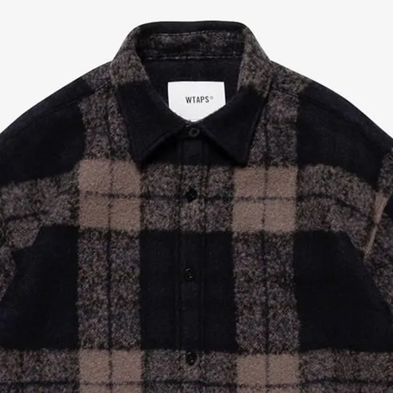 WTAPS TXT 02 LS WONY TWEED TEXTILE OF GREIGE (252TQDT-SHM04) - PRE ORDER ITEM (預訂中)