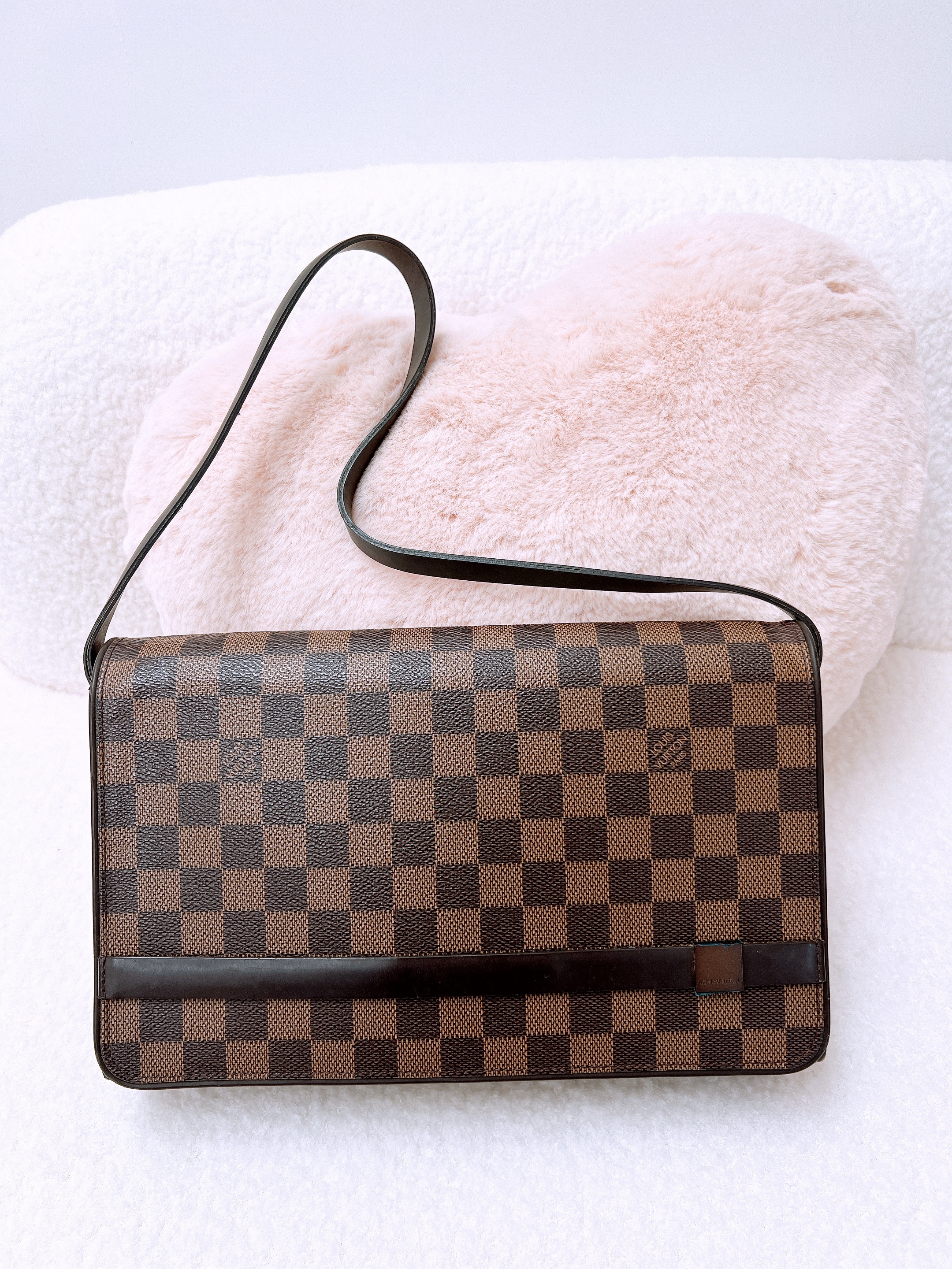 Lv tribeca hobo damier ebene