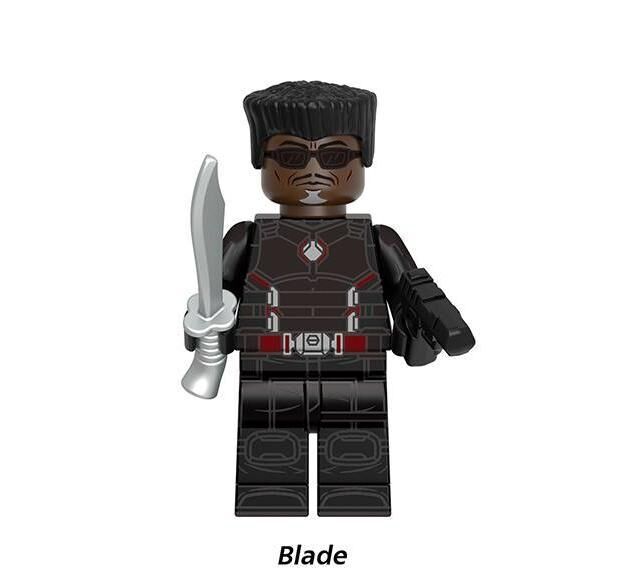 6 PCS / LOT Wolverine Deadpool X-Men Human Torch Blade Cassandra Nova Xavier Marvel Custom Minifigures Minifigs Fit Lego G0175