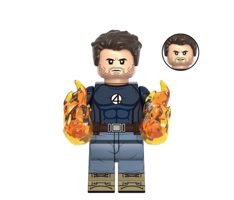 6 PCS / LOT Wolverine Deadpool Minifig Fit Lego G0175