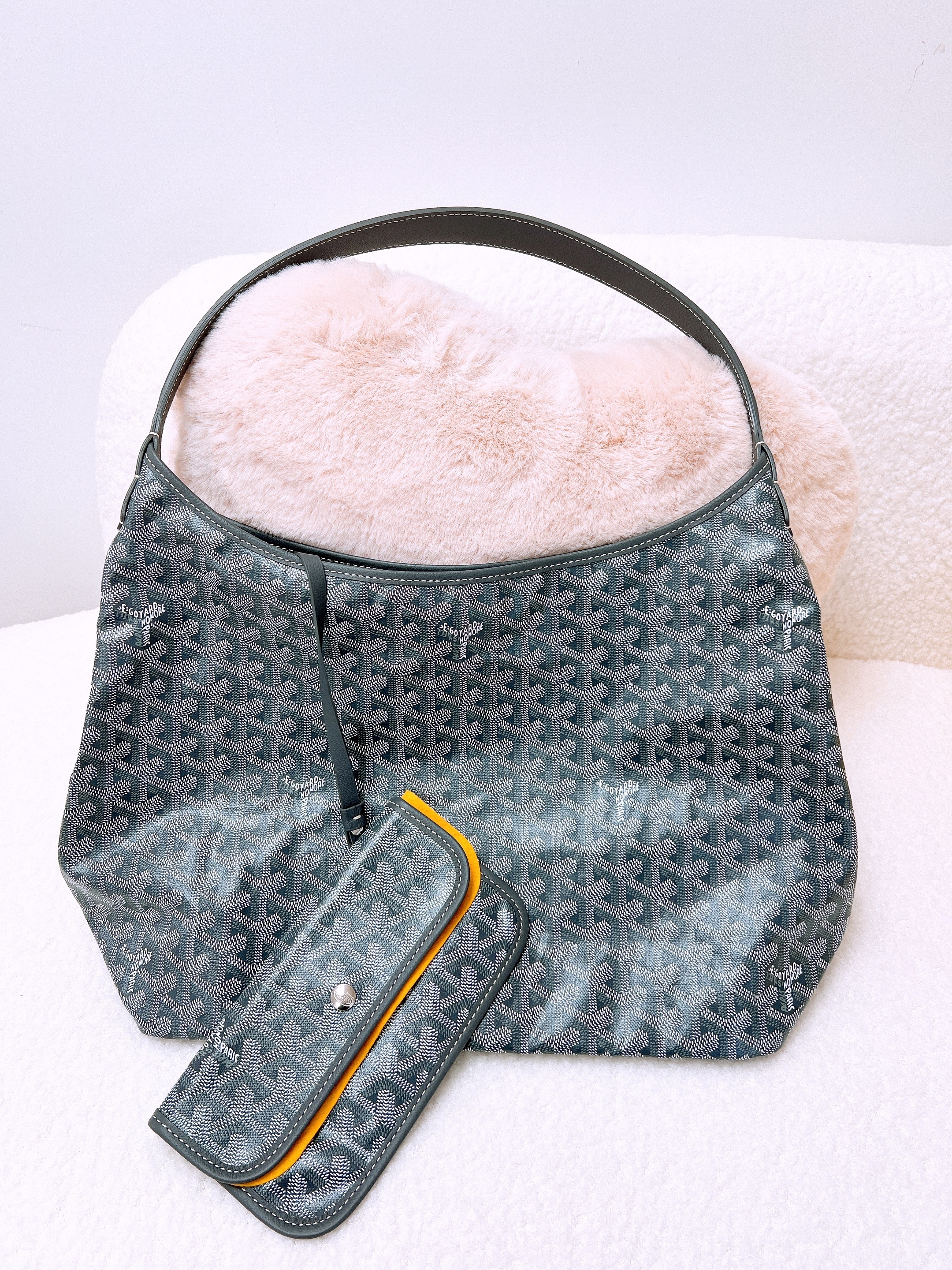 Goyard boheme hobo grey