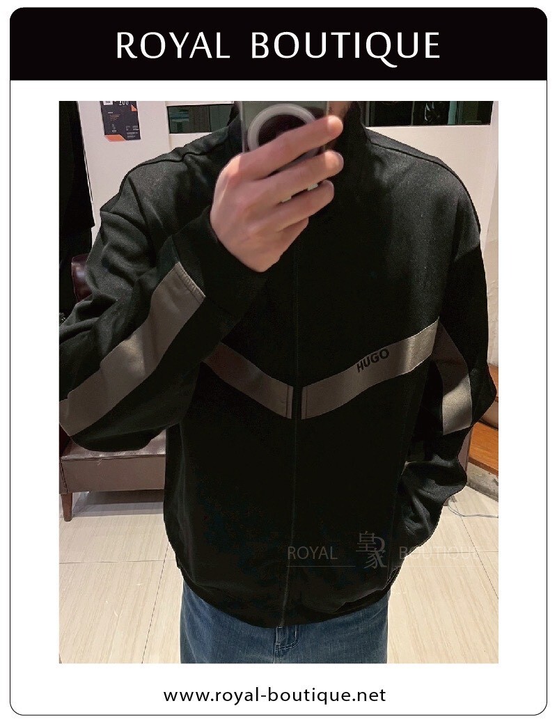 BOSS HUGO立領美軍訓練薄外套夾克