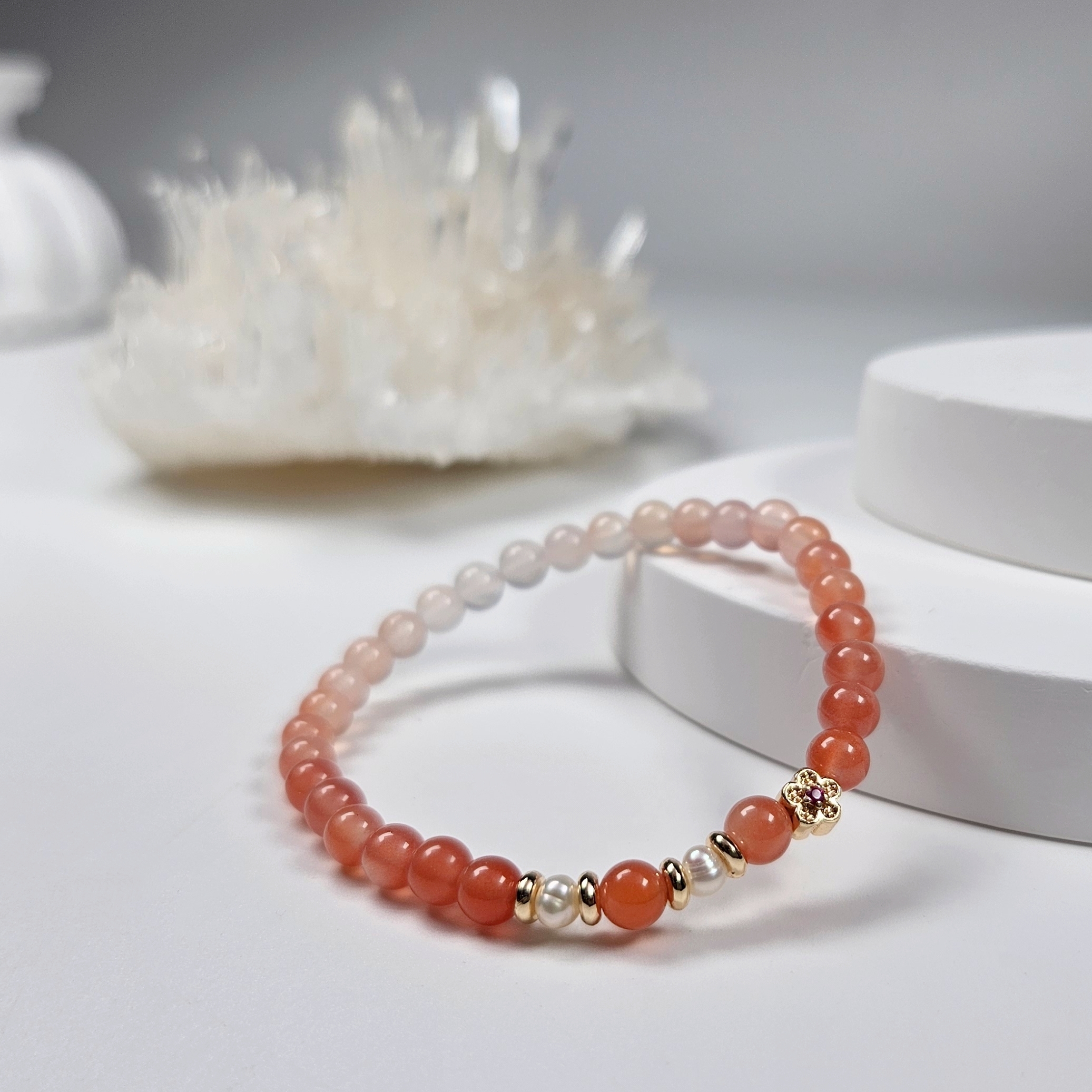 漸層鹽源瑪瑙 手鍊