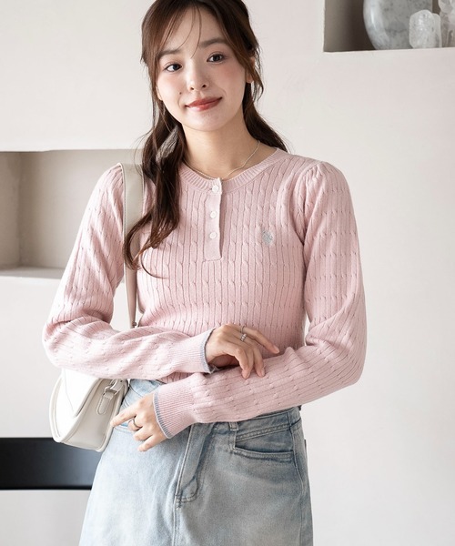 日本🇯🇵連線 U.S. POLO ASSN. 亨利領針織套頭衫 短版 針織 開襟衫 針織衫 長袖 刺繡 4色(任買兩件711免運)/預購