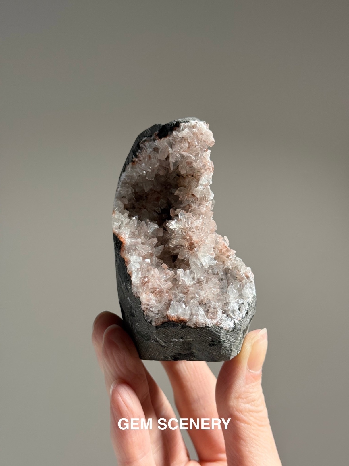 Silent Bloom - Heulandite with Chalcedony