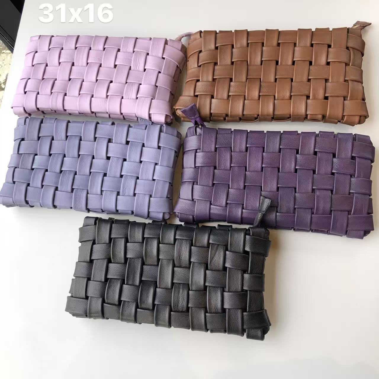 【直播】意大利皮具 LL102754 織皮手袋