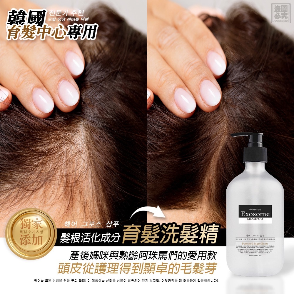 韓國育髮中心專用 外祕體洗髮精