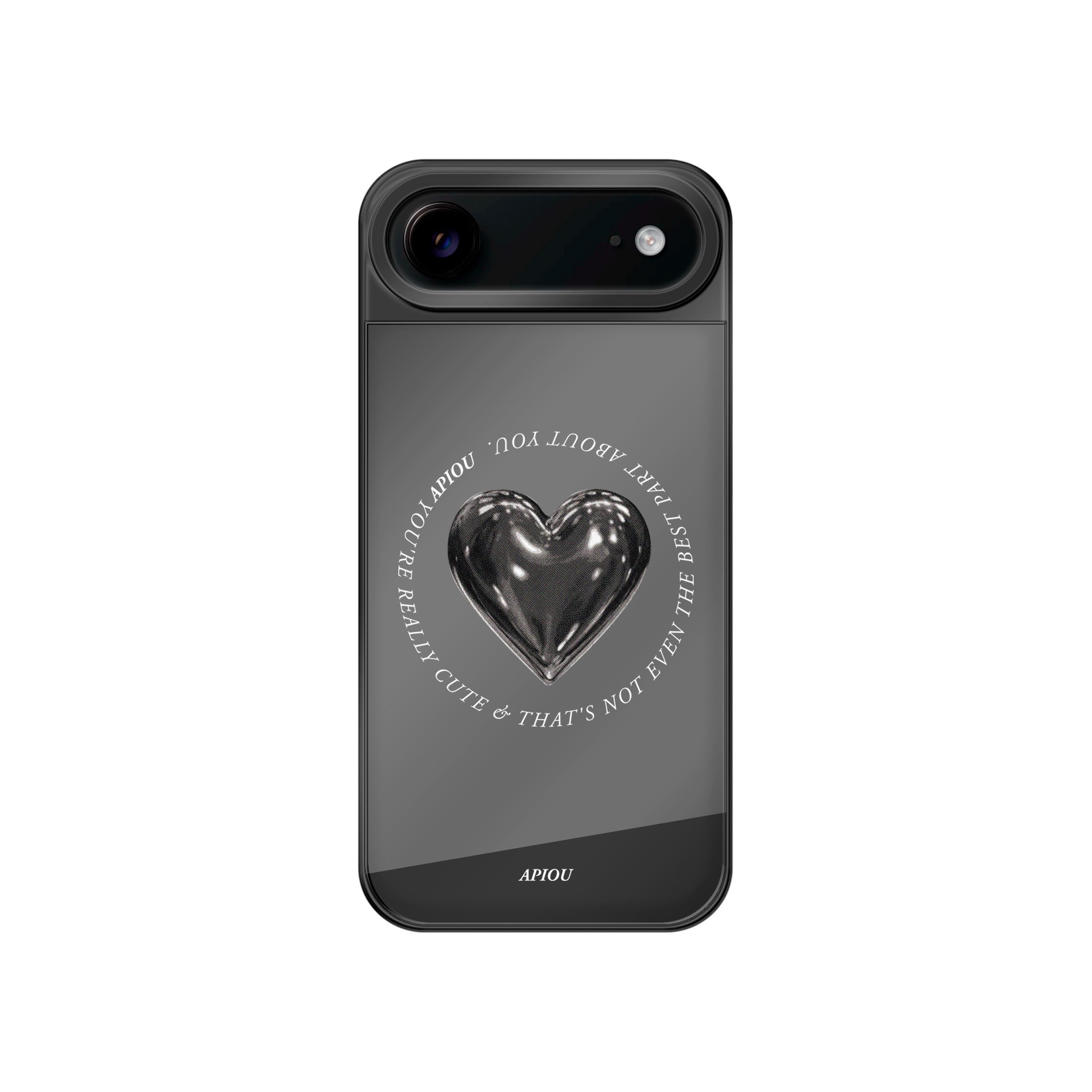 Metallic Heart Baby Cakes Mirror MagSafe Case | APIOU