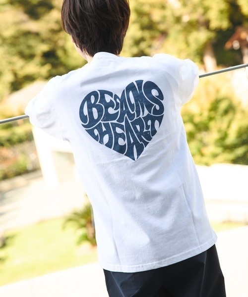 BEAMS HEART / Back Print Long Sleeve T-Shirt