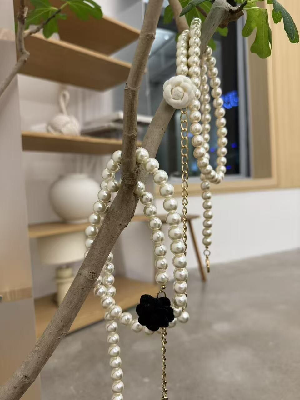 山茶花珍珠腰鍊