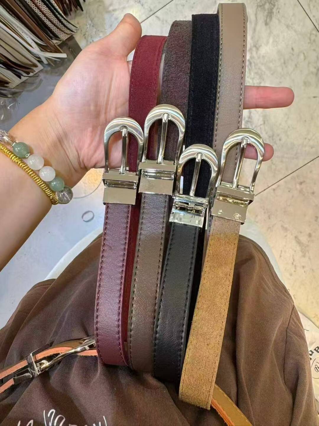 義大利牛皮雙面腰帶