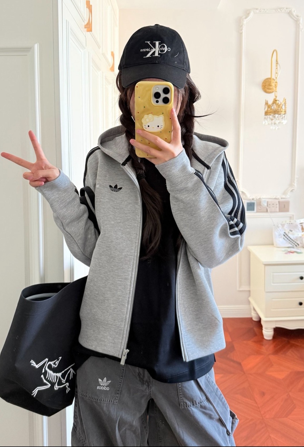 adidas Originals ADICOLOR FW25 Women’s SPACER Hoodie Jacket – Casual Sporty Style JY2620