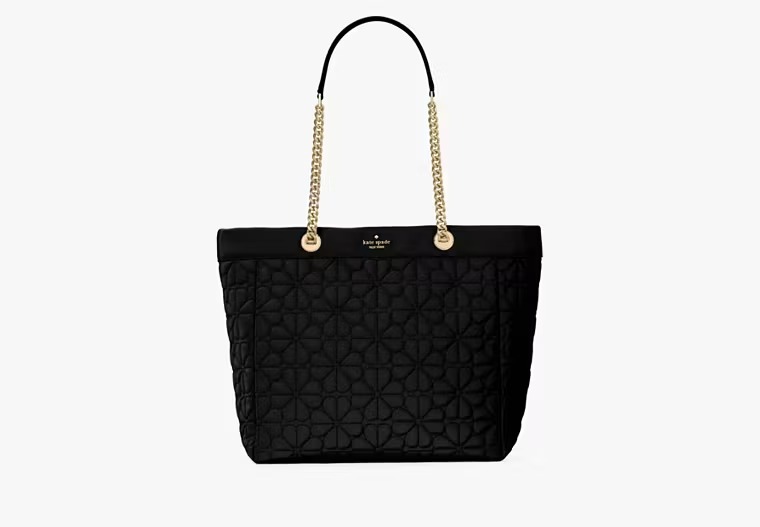 【預購】Kate Spade H102760 Spade Flower Quilted Fabric Tote