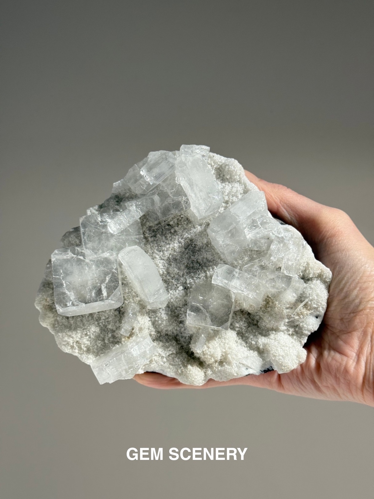 The Silence of Clarity - Chalcedony with Apophyllite