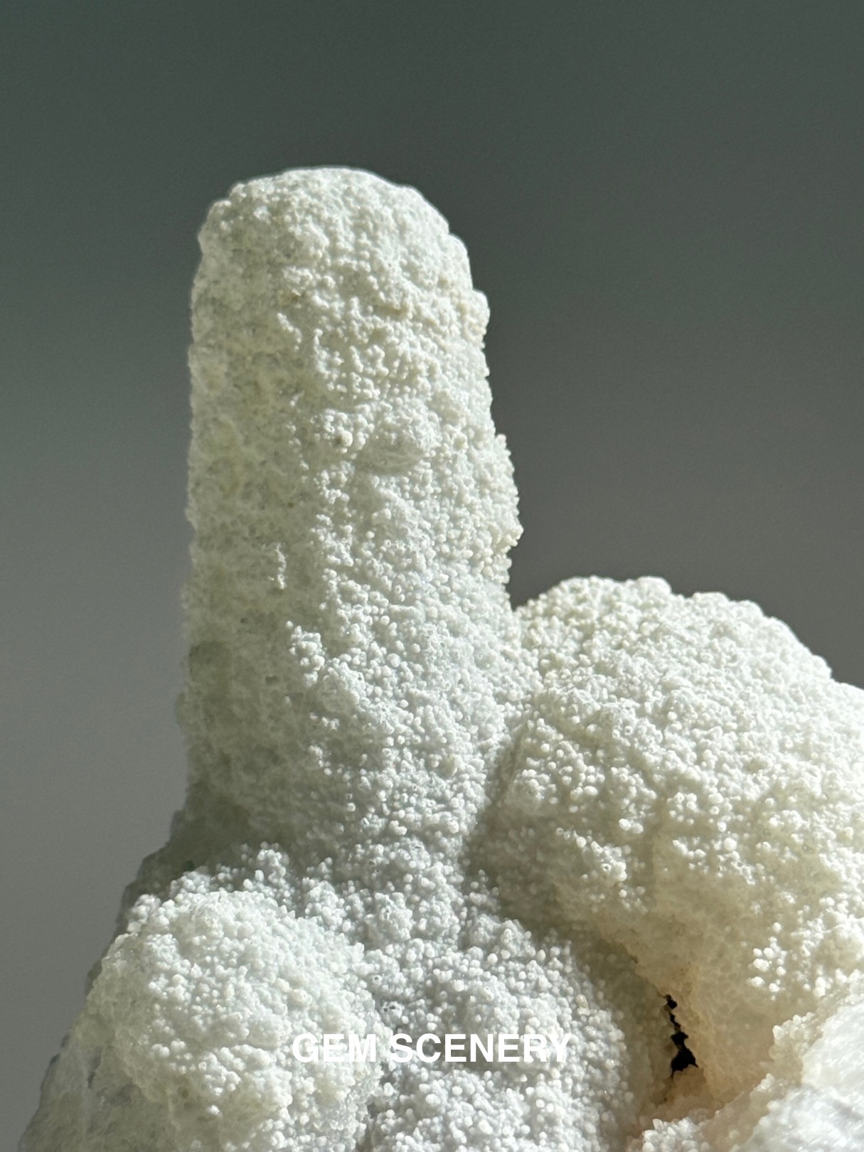 The Shape of Silence - Chalcedony Stalactite