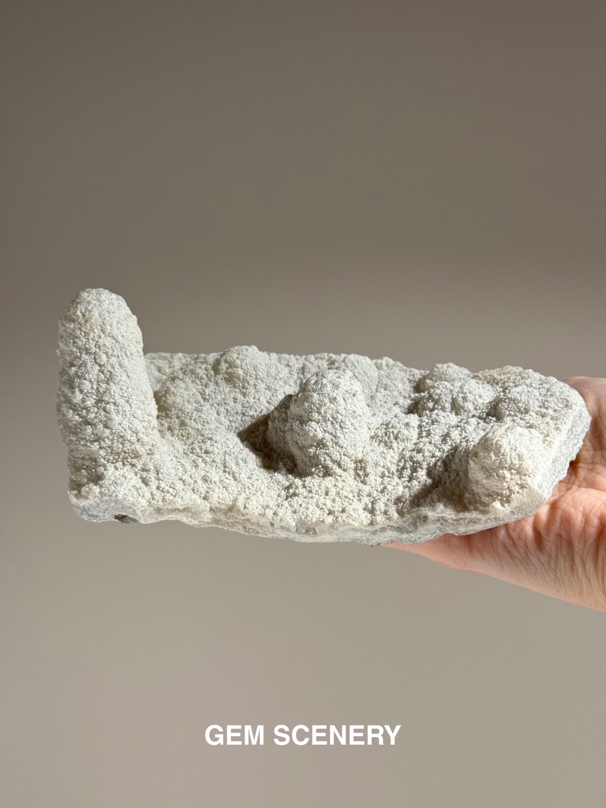 Shape of Silence - Chalcedony Stalactite