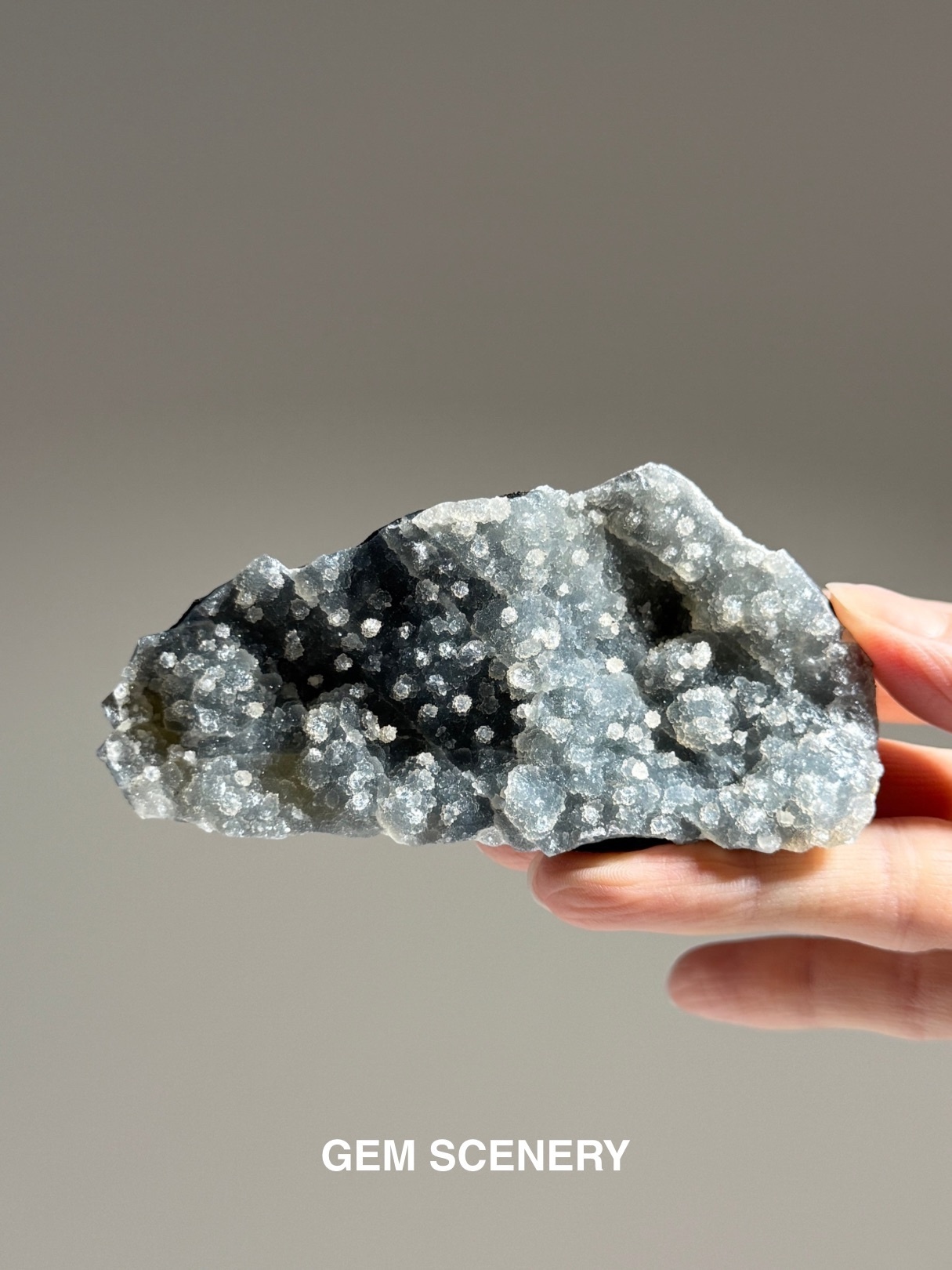 Realm of Subtle Light - Chalcedony Crystal Cluster