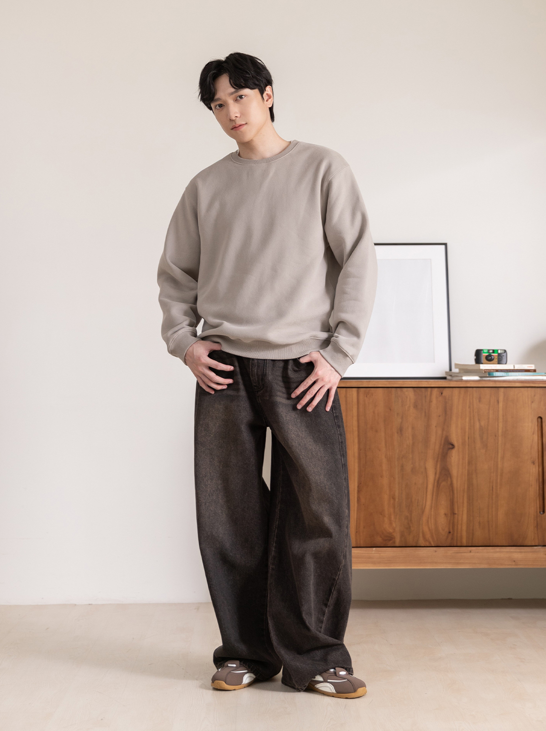 【期間限定】經典高品質輕刷毛大學TEE【有加大尺碼】