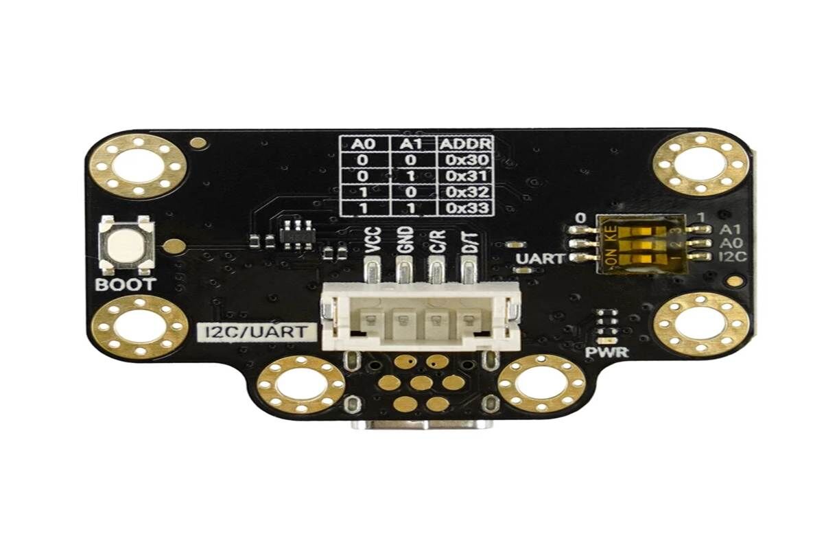 8x8 矩陣 ToF 3D 距離感測器（I2C&UART，3.5 公尺範圍，60° FOV）