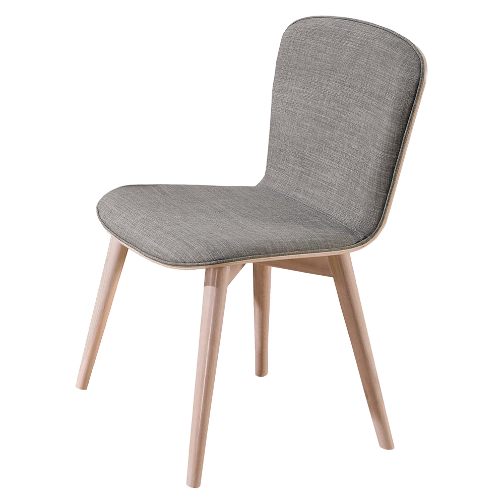 瓦爾普北歐風實木餐椅/單椅(兩色可選)