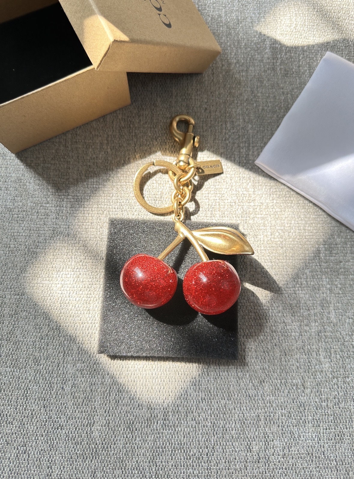（預購）COACH 櫻桃鑰匙扣 Cherry Bag Charm