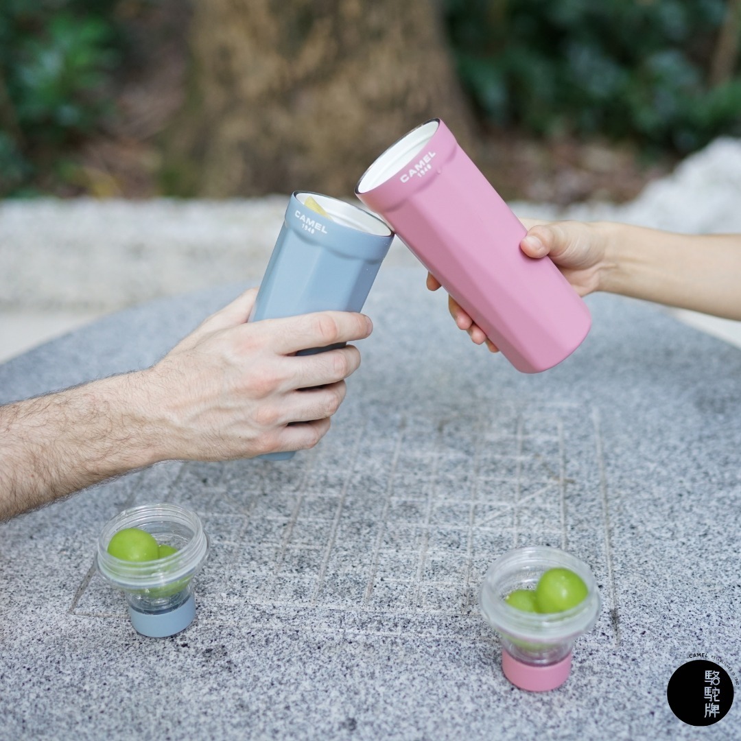 【Member Extra 10% off】Camel 駱駝牌  - Flow53 Introducing Stylish New Shades Series Ceramic Stainless Steel Vacuum Thermos Bottle 530ml - Jeans Blue(JB)