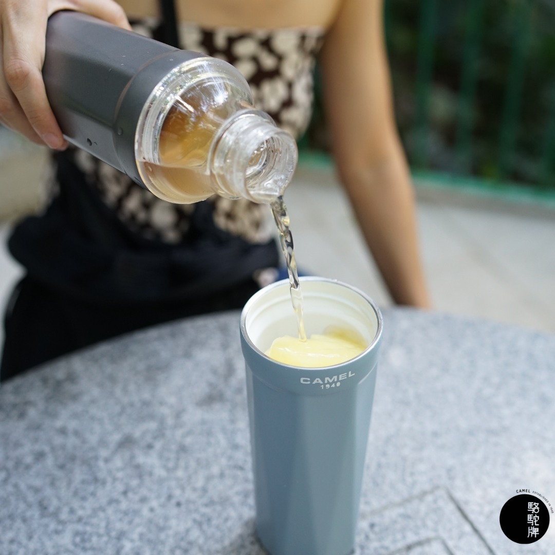 【Member Extra 10% off】Camel 駱駝牌  - Flow53 Introducing Stylish New Shades Series Ceramic Stainless Steel Vacuum Thermos Bottle 530ml - Gun Metal(GM)