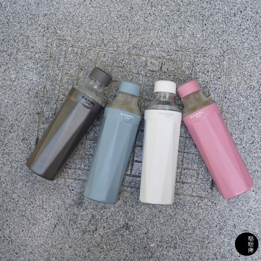 【Member Extra 10% off】Camel 駱駝牌  - Flow53 Introducing Stylish New Shades Series Ceramic Stainless Steel Vacuum Thermos Bottle 530ml - White(W)