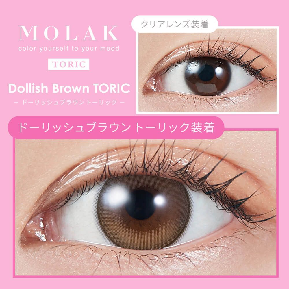 (散光)Molak 1 day Toric(Dollish Brown)(10P)