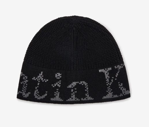 MATIN KIM CRACKED LOGO BUCKET BEANIE 冷帽 毛帽 針織帽 LOGO冷帽 馬丁金 (2色)